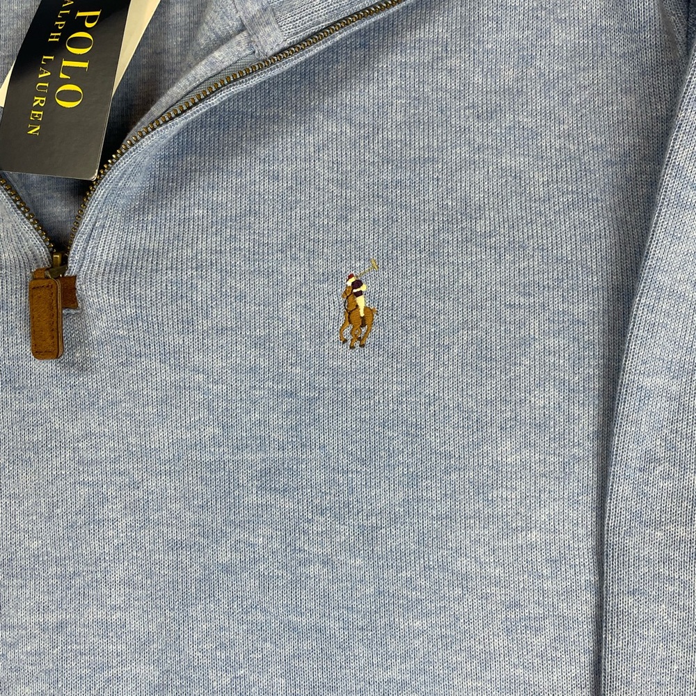 Polo by Ralph Lauren Quarter zip up pullover NWT - Picture 3 of 9